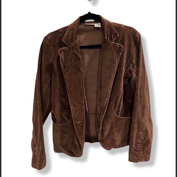 First Offer Gets It. Brown St. Johns Bay Jacket Corduroy Size Small Stylish - Picture 1 of 8